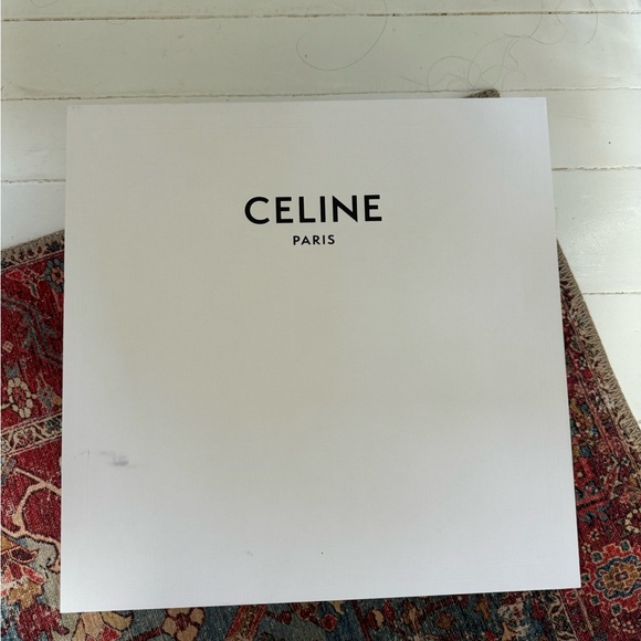 CELINE 16 Small Black Satinated Calfskin Bag FULL SET Top Handle Cross Body - Picture 13 of 15